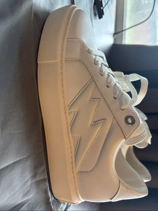 New Zadig & Voltaire LA Flash Chunky Smooth Sneaker - Picture 3 of 13